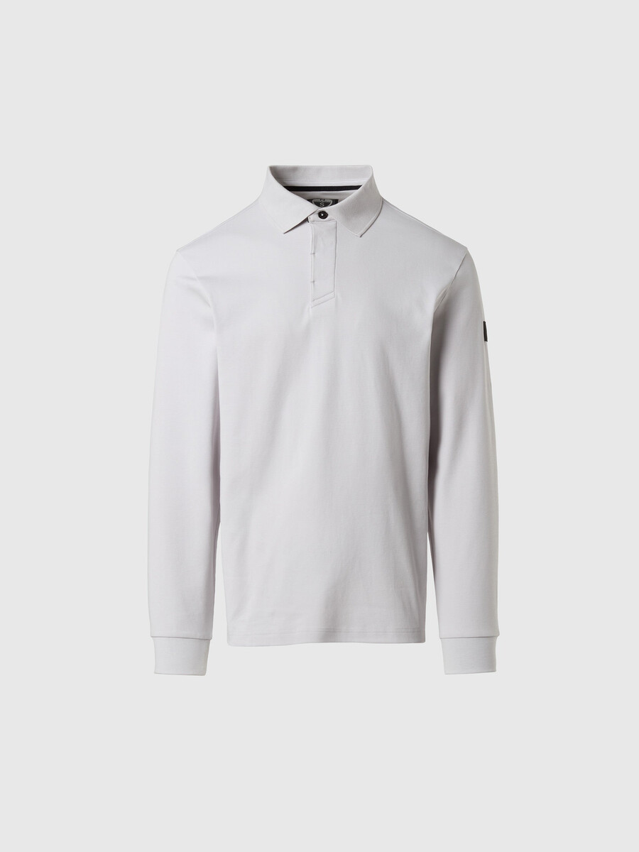 polo majica z dolgimi rokavi interlock