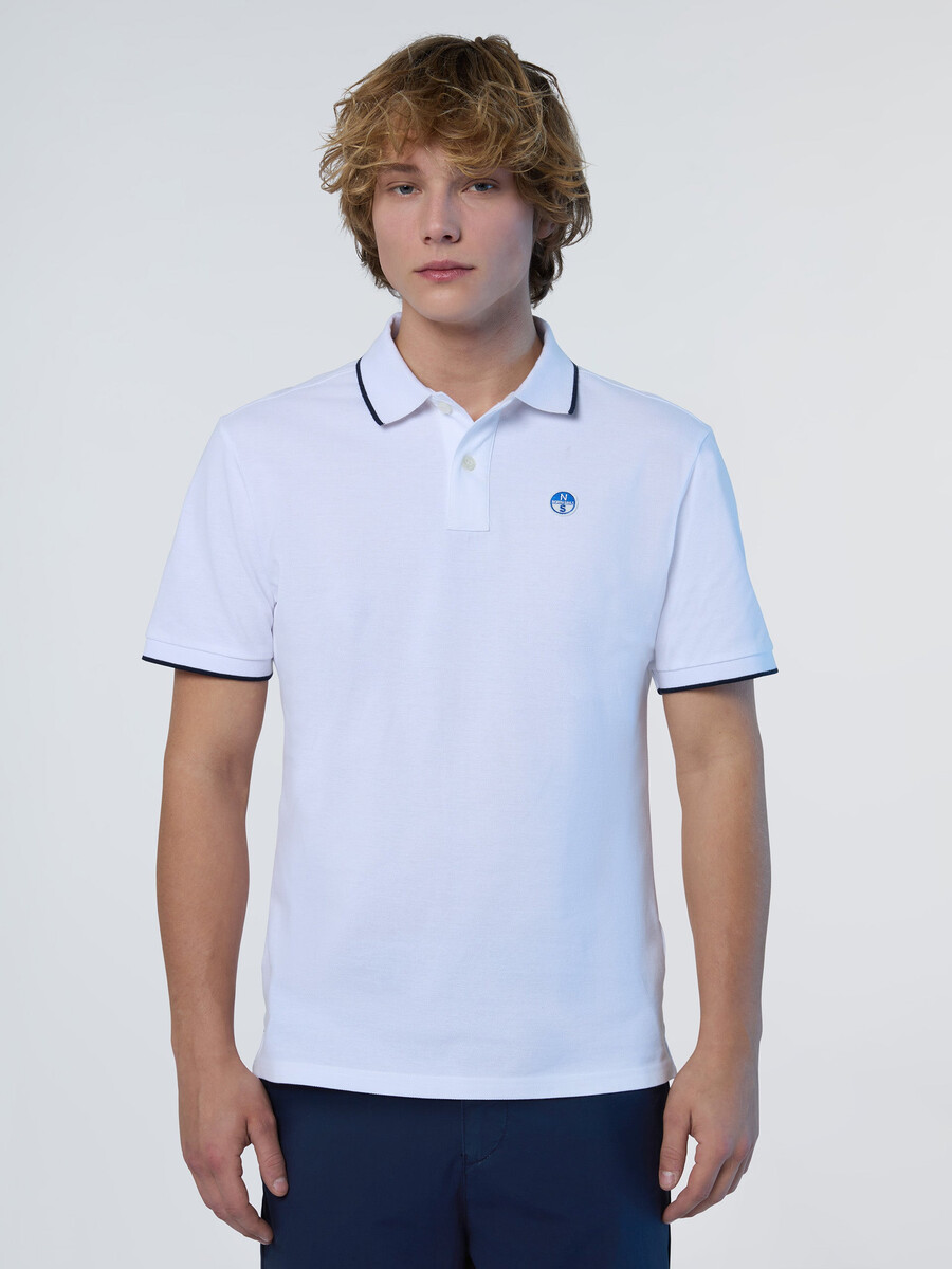 polo majica z vzorcem ovratnika