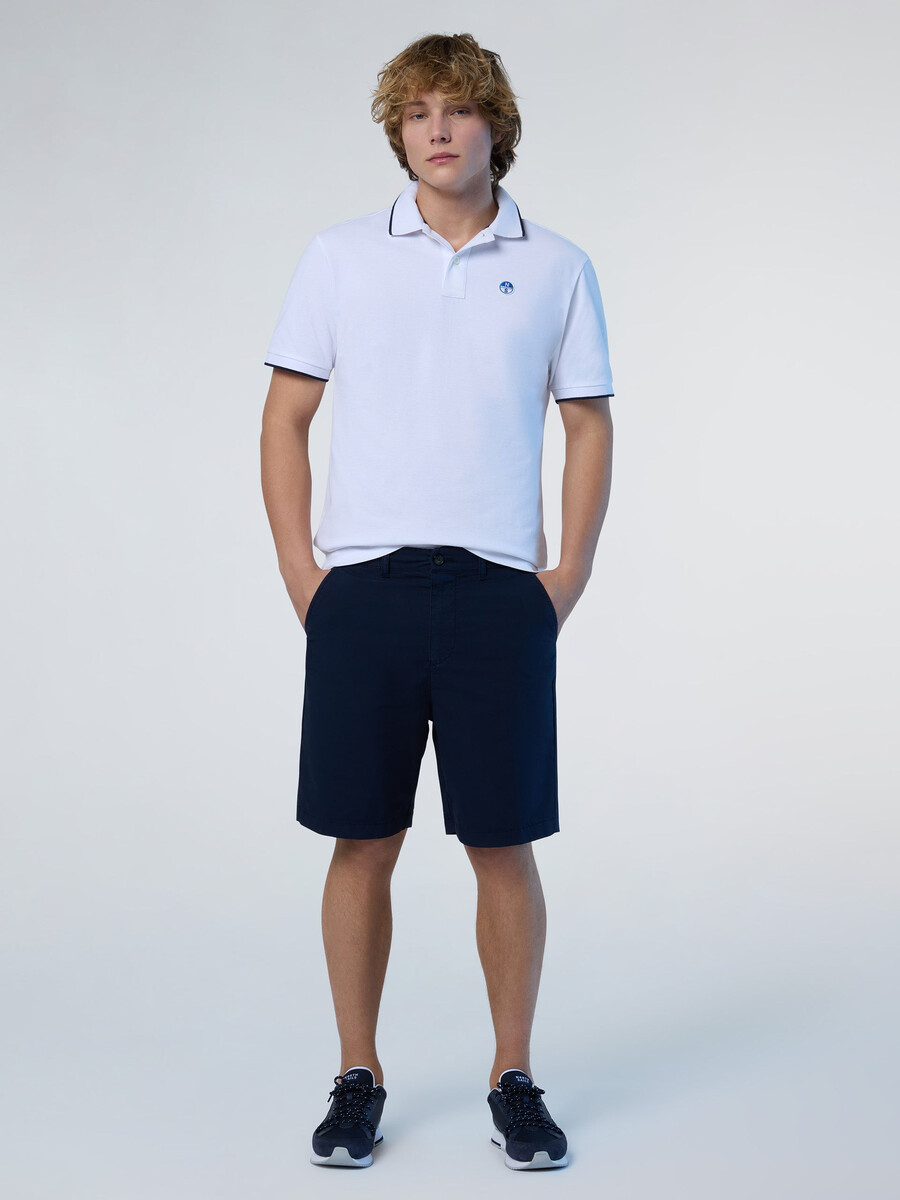 polo majica z vzorcem ovratnika