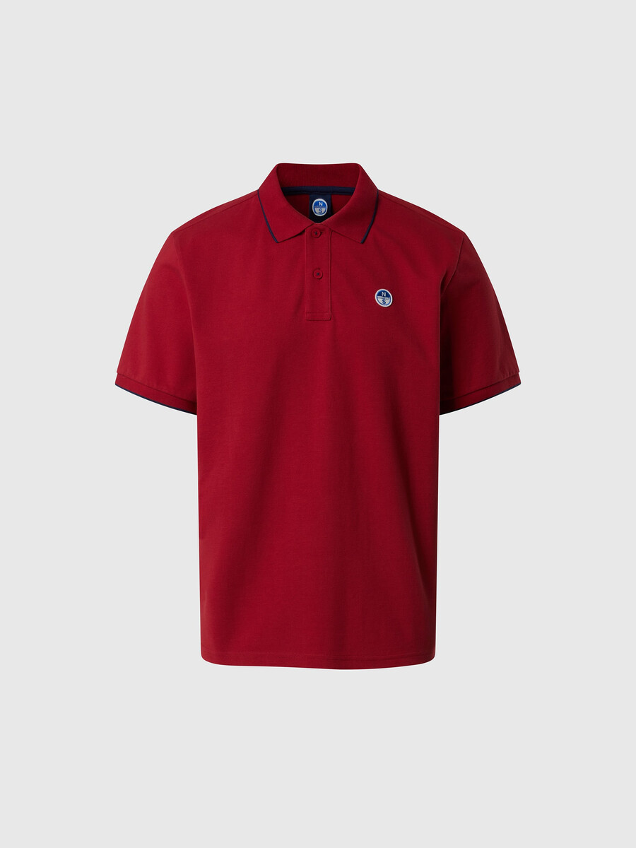 polo majica z vzorcem ovratnika