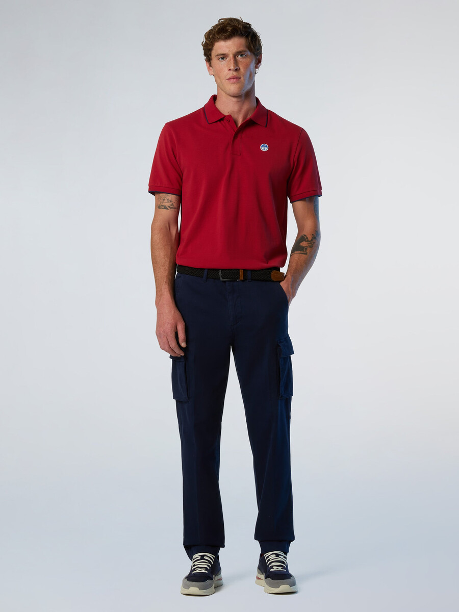polo majica z vzorcem ovratnika