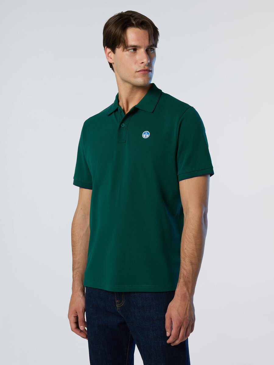 polo majica z vzorcem ovratnika