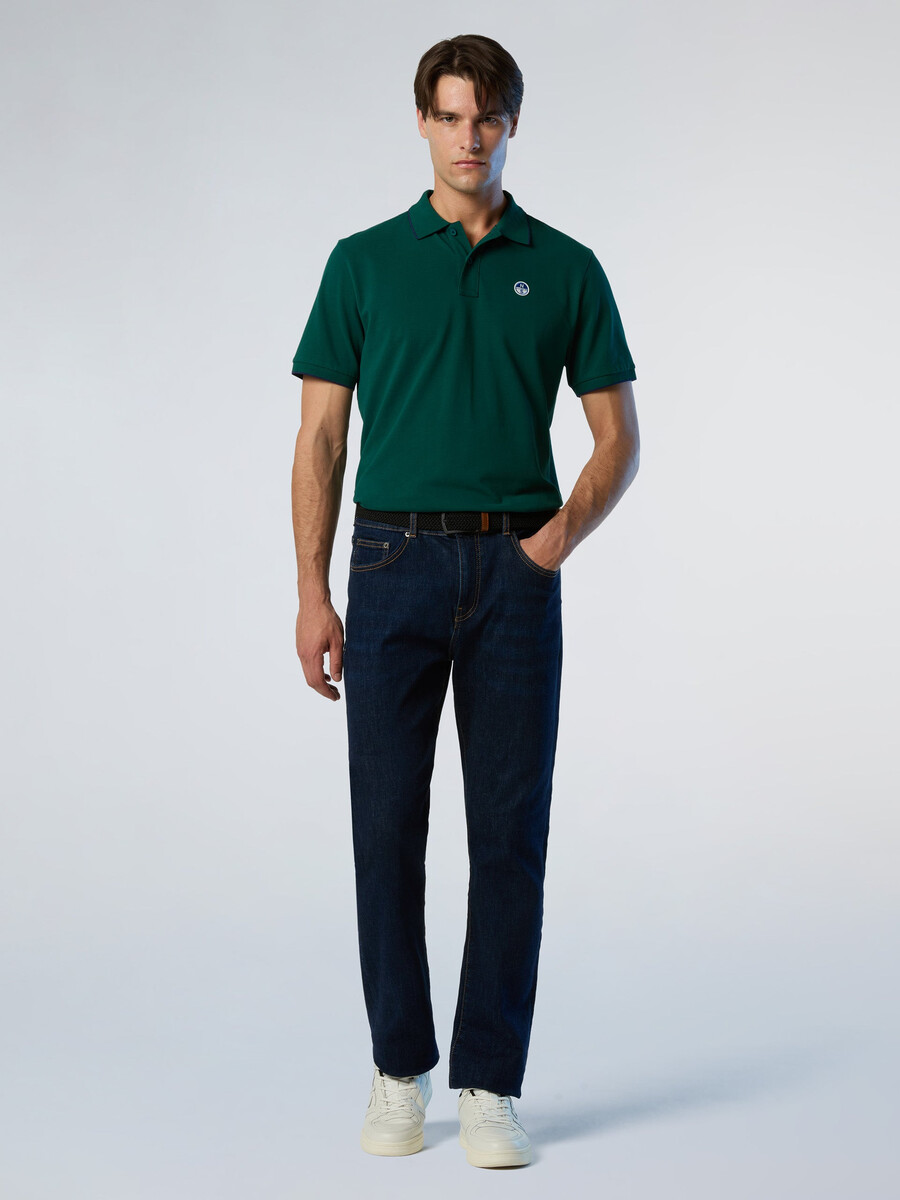 polo majica z vzorcem ovratnika