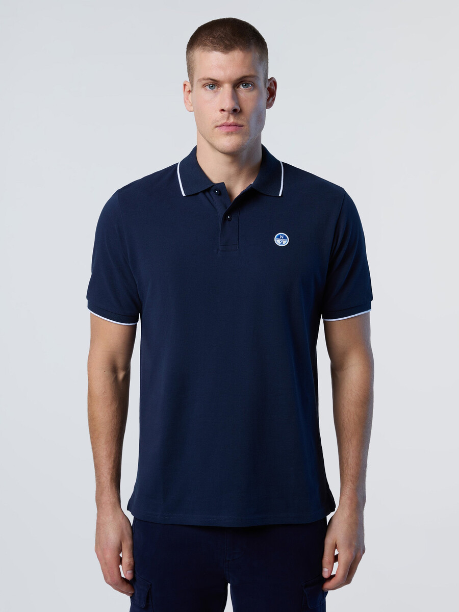 polo majica z vzorcem ovratnika