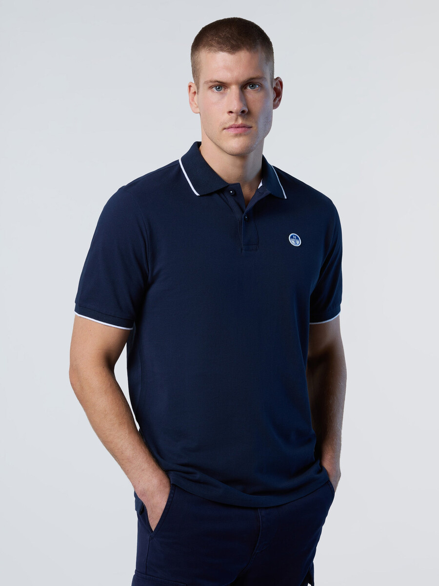 polo majica z vzorcem ovratnika