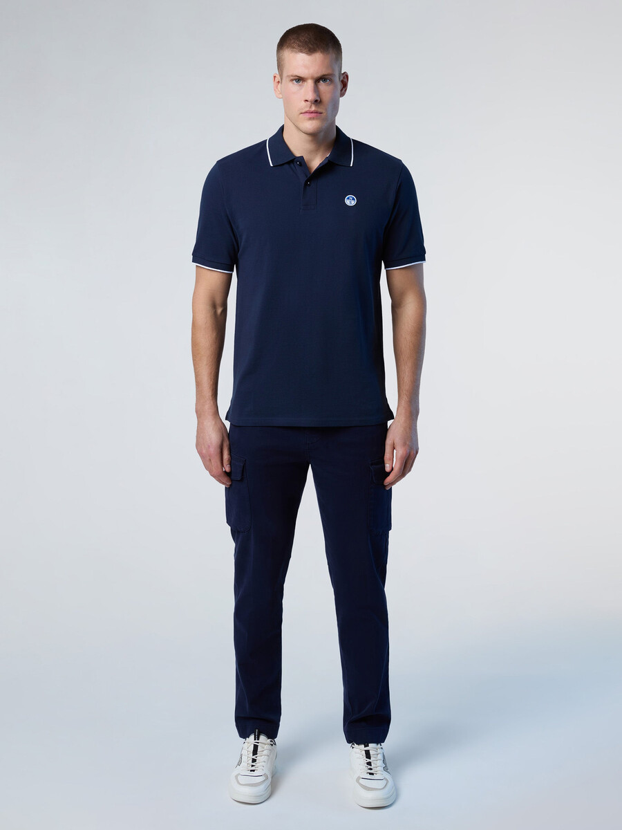 polo majica z vzorcem ovratnika